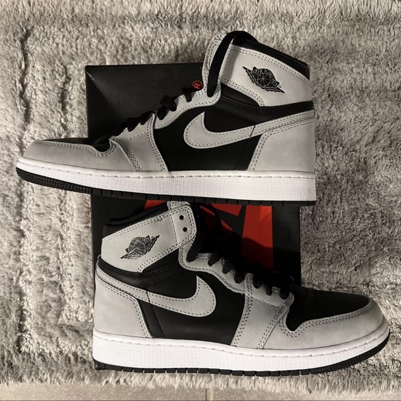 Nike Shoes - GS Jordan 1 Shadow 2.0 Black and Gray Hi Top Sneakers